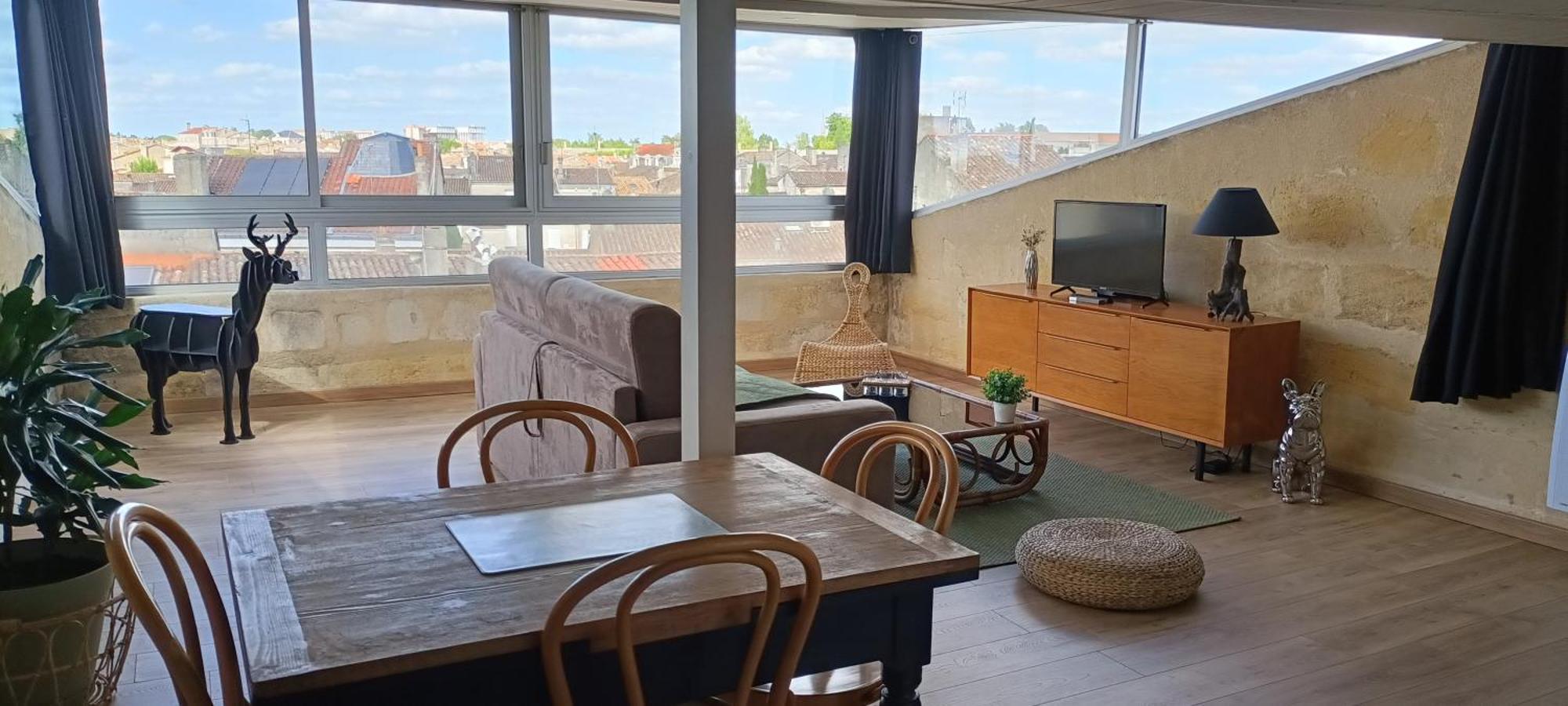 Ferienwohnung La Costa Bella Libourne Exterior foto